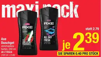 Maximarkt Axe Duschgel 250ml Angebot