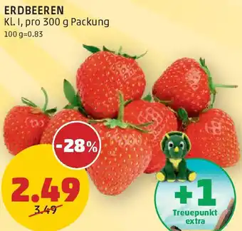 PENNY ERDBEEREN 300g Angebot