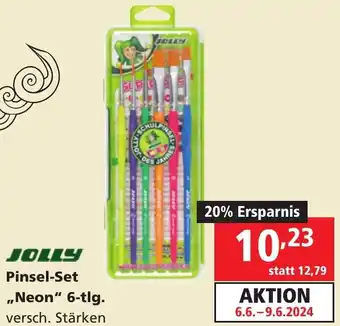 Pagro Diskont JOLLY Pinsel-Set Neon 6-tlg Angebot