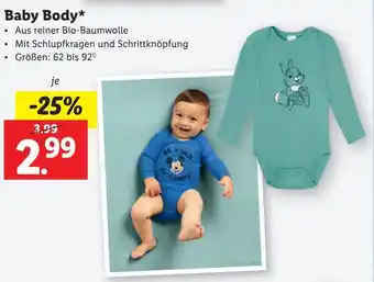 Lidl Baby Body Angebot