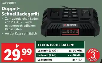 Lidl Doppel- Schnellladegerät Angebot