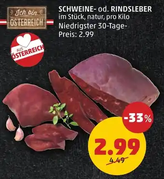 PENNY SCHWEINE- od. RINDSLEBER Angebot