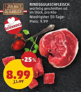 PENNY RINDSGULASCHFLEISCH Angebot