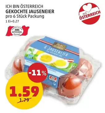 PENNY GEKOCHTE JAUSENEIER Angebot
