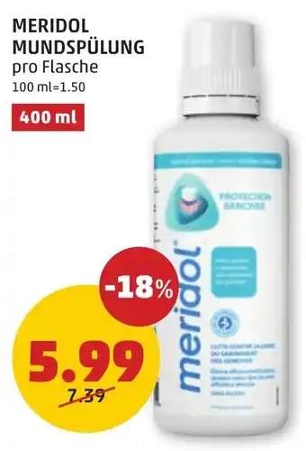 PENNY MERIDOL MUNDSPÜLUNG 400ml Angebot