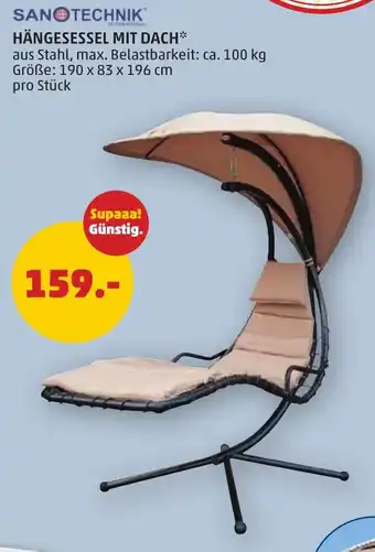 PENNY HÄNGESESSEL MIT DACH Angebot