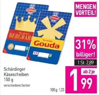 Sutterlüty Schärdinger Käsescheiben 150 g Angebot