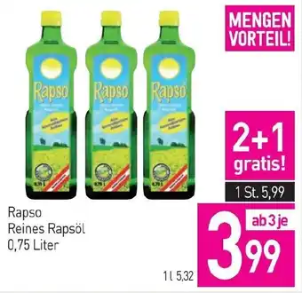 Sutterlüty Rapso Reines Rapsöl 0.75 Liter Angebot