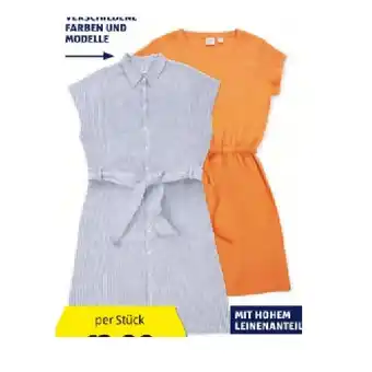 Hofer Up 2 Fashion Women Damen-Leinenkleid mit Hohem Leinenanteil versch. Farben und Modelle HOFER 1 Stück Angebot