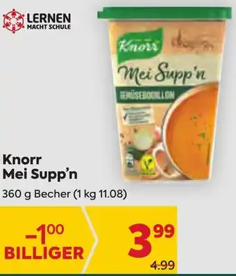 Billa Knorr Mei Supp'n 360g Angebot