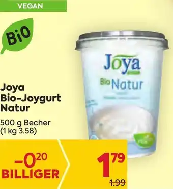 Billa Joya Bio-Joygurt Natur 500g Angebot