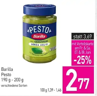 Sutterlüty Barilla Pesto 190-200g Angebot
