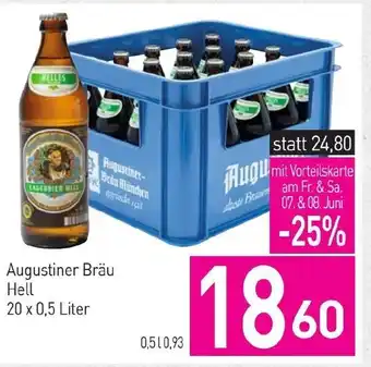 Sutterlüty Augustiner Bräu Hell 20 x 0.5 Liter Angebot