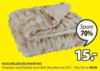 JYSK KUSCHELDECKE ERANTHIS Angebot