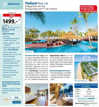 Lidl Reisen Thailand Khao Lak Angebot