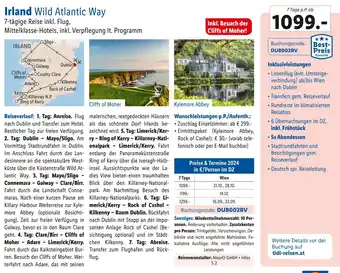 Lidl Reisen Irland Wild Atlantic Way Angebot