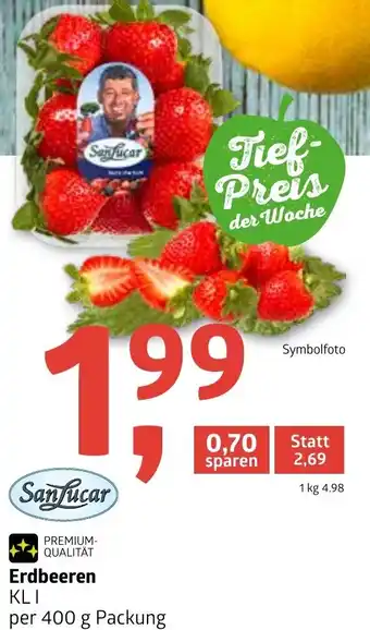 ADEG San Lucar Erdbeeren Kl 1 Angebot