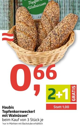 ADEG Haubis Topfenkornweckerl Mit Walnüssen Angebot