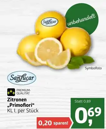 ADEG SanLucar Zitronen Primofiori Kl 1 Angebot