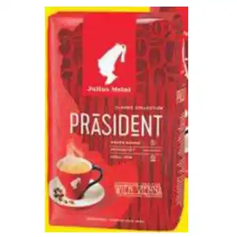 Maximarkt Julius Meinl Präsident Bohne oder gemahlen Maximarkt 500 Gramm 1 Packung Angebot