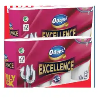 Maximarkt Ooops! Küchenrolle Excellence Maximarkt 4 Rollen 1 Packung Angebot