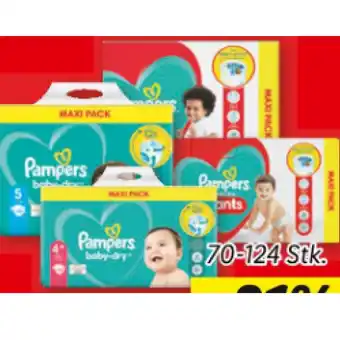 Lidl Pampers Windeln Maxi Pack Baby Dry Windeln oder Pants versch. Größen Lidl 1 Packung Angebot