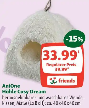Fressnapf AniOne Höhle Cosy Dream Angebot