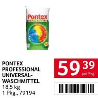 Transgourmet PONTEX PROFESSIONAL UNIVERSAL- WASCHMITTEL 18,5 kg Angebot