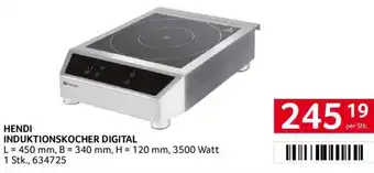 Transgourmet HENDI INDUKTIONSKOCHER DIGITAL Angebot