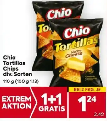 Billa Chio Tortillas Chips 110g Angebot