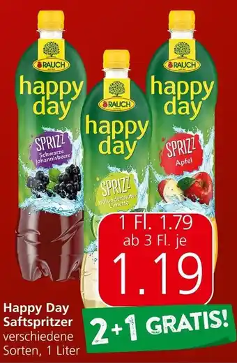 Eurospar Happy Day Saftspritzer 1Liter Angebot