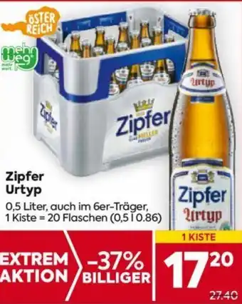 Billa Zipfer Urtyp 0,5 Liter Angebot