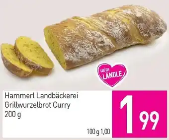 Sutterlüty Hammerl Landbäckerei Grillwurzelbrot Curry 200g Angebot