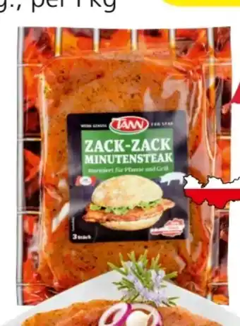Eurospar Zack-Zack Minutensteak Angebot