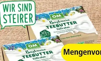 Spar Bergbauern Teebutter Angebot