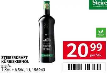 Transgourmet STEIRERKRAFT KÜRBISKERNÖL 1L Angebot