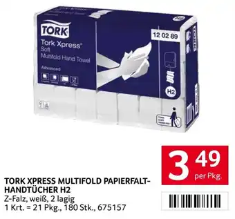 Transgourmet TORK XPRESS MULTIFOLD PAPIERFALT- HANDTÜCHER H2 Angebot