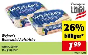 Nah&Frisch Wojnar's Tramezzini Aufstriche 150g Angebot
