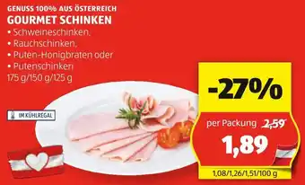 Hofer GOURMET SCHINKEN Angebot