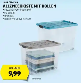 Hofer ALLZWECKKISTE MIT ROLLEN 80L Angebot