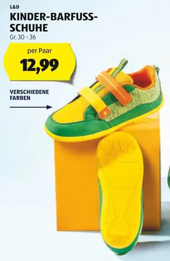 Hofer KINDER-BARFUSS- SCHUHE Angebot