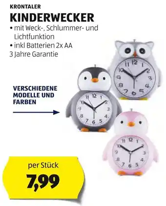 Hofer KINDERWECKER Angebot