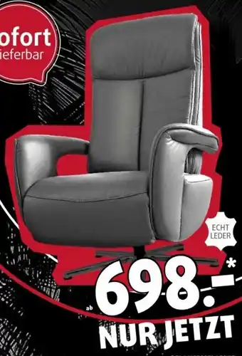 Polstermöbel Fischer RELAXSESSEL LEDER Angebot