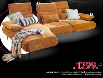 Polstermöbel Fischer ECKSOFA STOFF Angebot