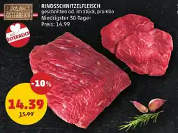 PENNY RINDSSCHNITZELFLEISCH Angebot