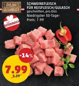 PENNY SCHWEINEFLEISCH Angebot
