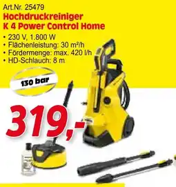 Zgonc Hochdruckreiniger K 4 Power Control Home Angebot