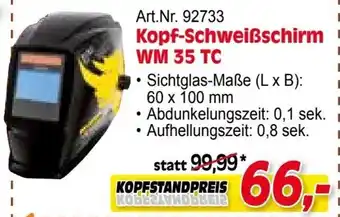 Zgonc Kopf-Schweißschirm WM 35 TC Angebot