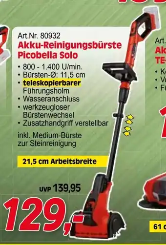 Zgonc Akku-Reinigungsbürste Picobella Solo Angebot