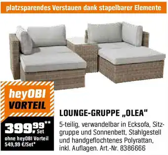 OBI LOUNGE-GRUPPE OLEA Angebot